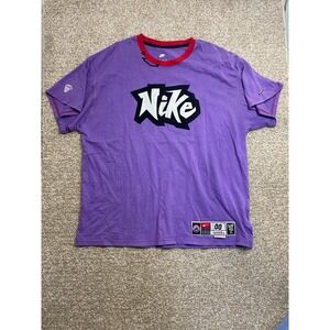 Nike, Freestyle Shirt, Short Sleeve Shirt, Purple Designer Color, Size: Small